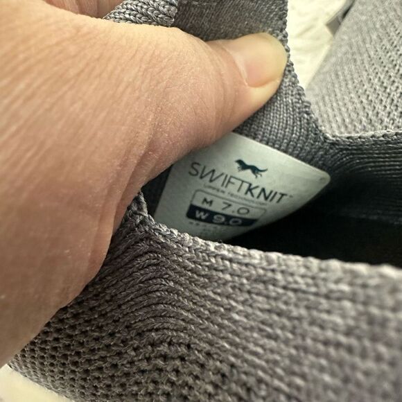 WOLF & SHEPHERD SwiftKnit Loafer in Heathered Gray White Unisex Mens 7‎ Womens 9 - Picture 8 of 8